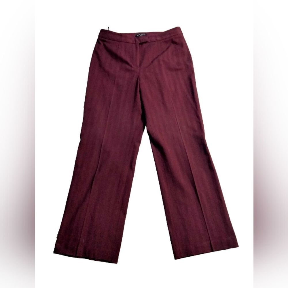 Valerie Stevens Burgundy Slacks